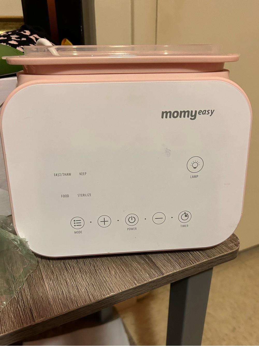 Momyeasy Pink Baby Bottle Sterilizer & Warmer